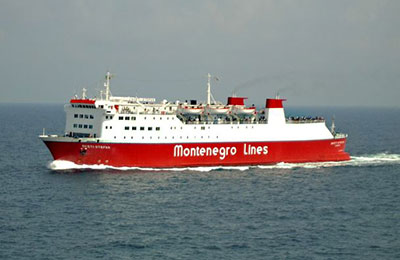 Montenegro Lines trajektem trajekty s AFerry.cz