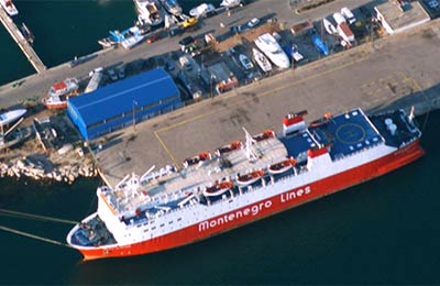 Montenegro Lines trajektem trajekty s AFerry.cz