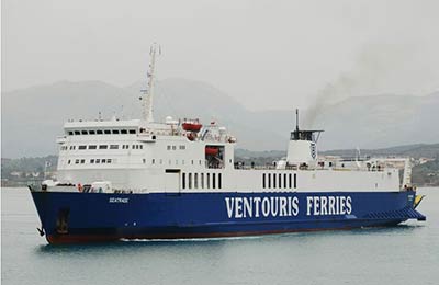 Ventouris Ferries trajektem trajekty s AFerry.cz