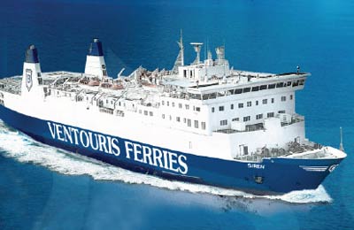 Ventouris Ferries trajektem trajekty s AFerry.cz
